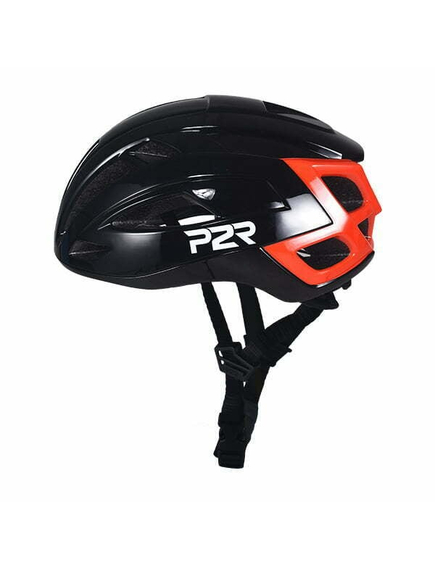 Casca Ciclism P2R RODEO - 59-61 cm, M-L, Negru-Rosu