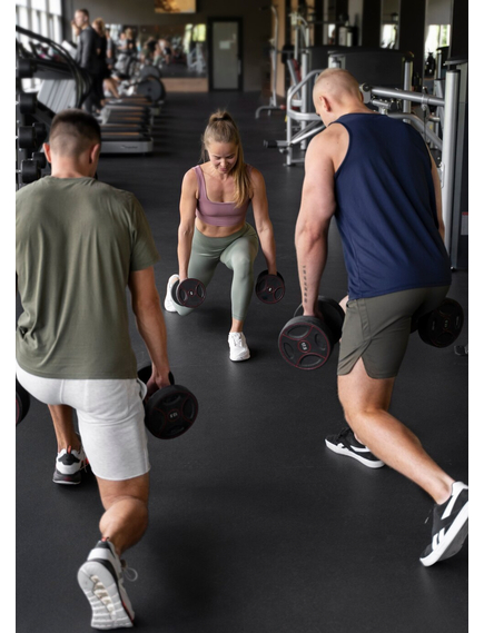 Gantera - 14 Kg, Set 6 Discuri, Negru-Argintiu