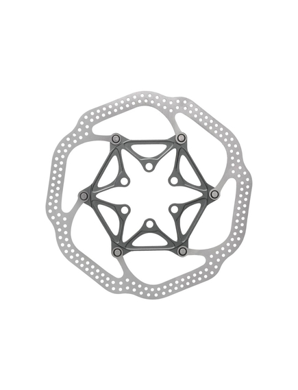 Rotor disc bicicleta Avid Heat Shedding 140 (5"), IS6, suruburi incluse, argintiu