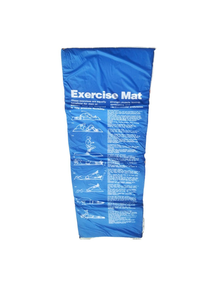 Saltea Exercitii 167X59X1,5cm, Rosu-Albastru