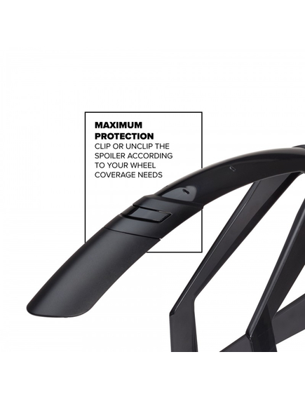 Set Aparatori Noroi Polisport G-Mud - 28 Inch, Negru Set Aparatori Noroi Polisport G-Mud - 28 Inch, Negru