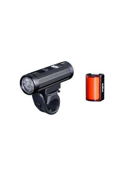 Set Lumini Bicicleta P2R LUMOIX 70 (USB) - Negru