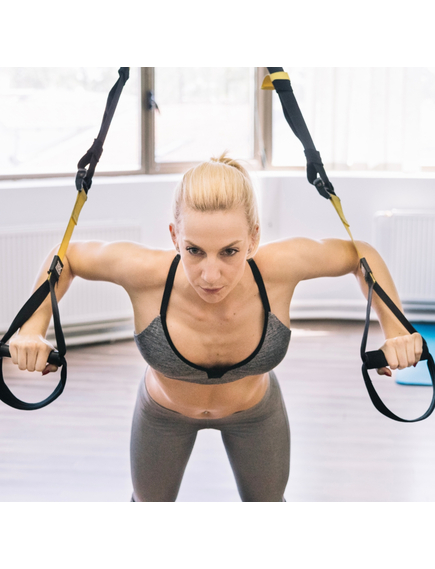 Sistem Trx Bodytrainer Home III - Negru-Verde Sistem Trx Bodytrainer Home III - Negru-Verde