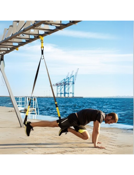 Sistem Trx Bodytrainer Home III - Negru-Verde Sistem Trx Bodytrainer Home III - Negru-Verde