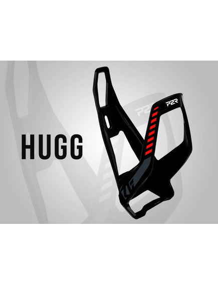 Suport Bidon Apa P2R HUGG - Gri-Rosu-Alb