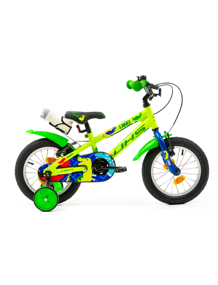 Bicicleta Copii DHS Dino - 14 Inch, Verde