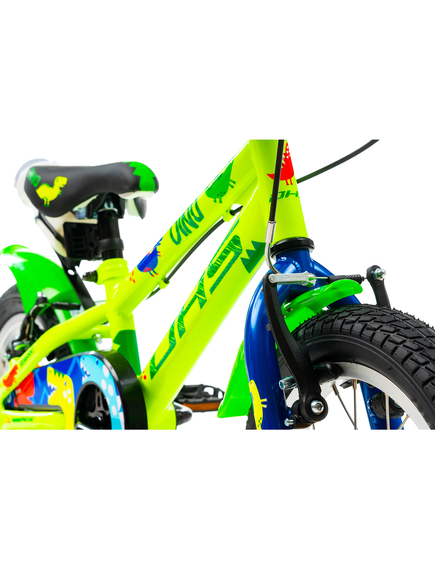 Bicicleta Copii DHS Dino - 14 Inch, Verde