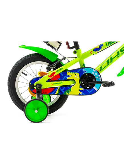 Bicicleta Copii DHS Dino - 14 Inch, Verde