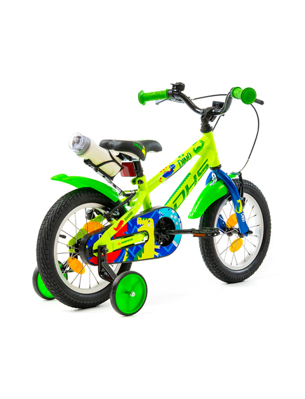 Bicicleta Copii DHS Dino - 14 Inch, Verde