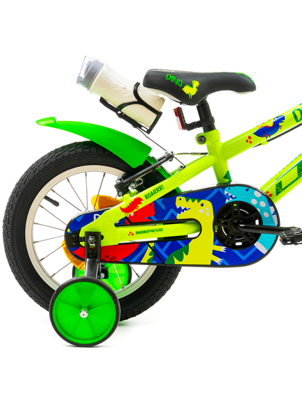 Bicicleta Copii DHS Dino - 14 Inch, Verde