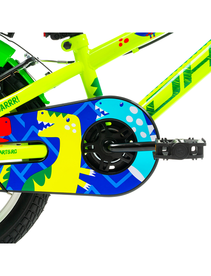 Bicicleta Copii DHS Dino - 16 Inch, Verde