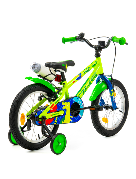 Bicicleta Copii DHS Dino - 16 Inch, Verde