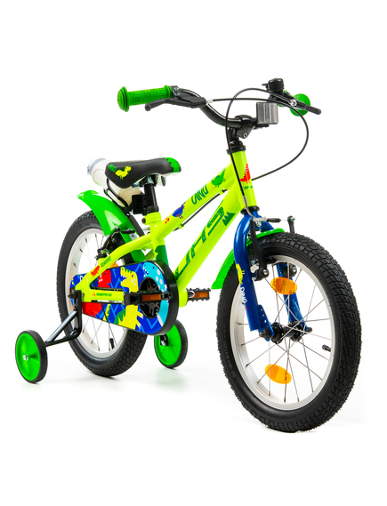 Bicicleta Copii DHS Dino - 16 Inch, Verde
