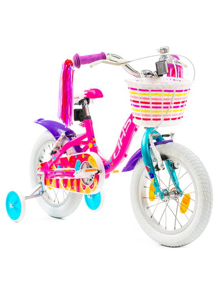 Bicicleta Copii DHS Icecream - 16 Inch, Roz