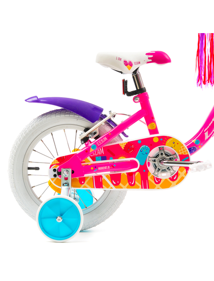 Bicicleta Copii DHS Icecream - 16 Inch, Roz