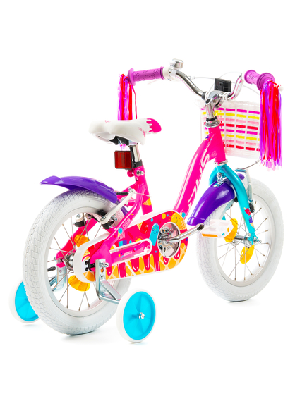 Bicicleta Copii DHS Icecream - 16 Inch, Roz
