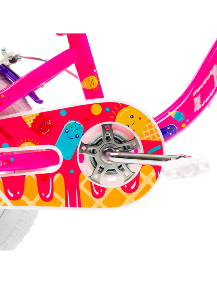 Bicicleta Copii DHS Icecream - 16 Inch, Roz