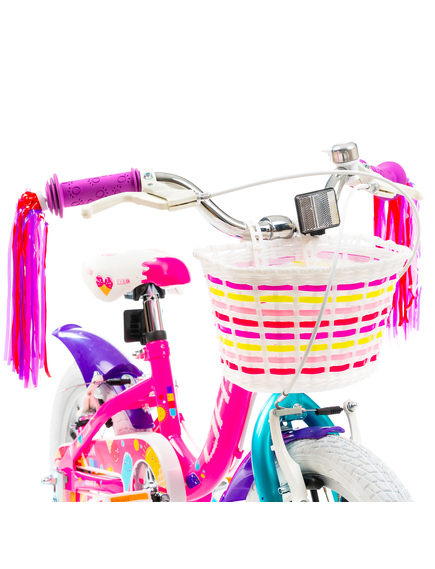 Bicicleta Copii DHS Icecream - 16 Inch, Roz