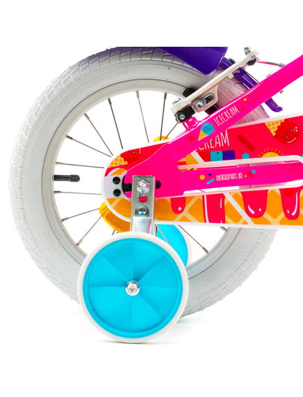 Bicicleta Copii DHS Icecream - 16 Inch, Roz