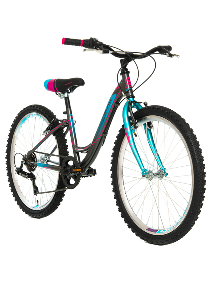 Bicicleta Copii DHS Modesty - 24 Inch, Gri Bicicleta Copii DHS Modesty - 24 Inch, Gri