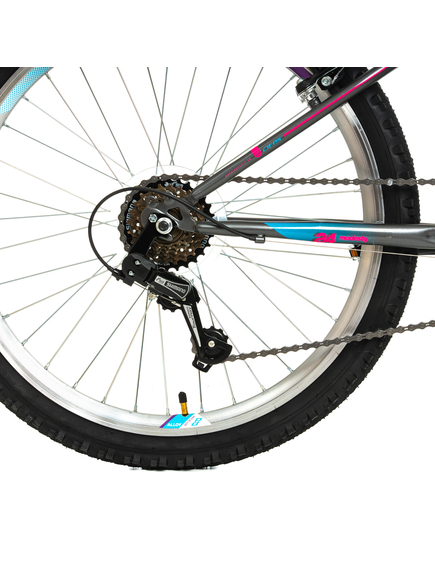 Bicicleta Copii DHS Modesty - 24 Inch, Gri Bicicleta Copii DHS Modesty - 24 Inch, Gri