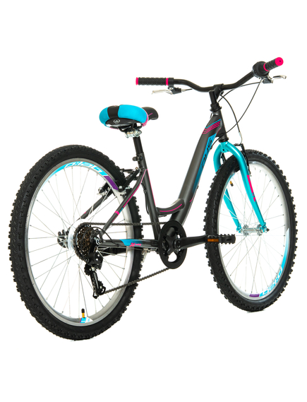 Bicicleta Copii DHS Modesty - 24 Inch, Gri Bicicleta Copii DHS Modesty - 24 Inch, Gri