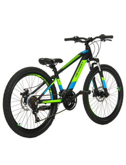 Bicicleta Copii Devron Alaska - 24 Inch, Negru-Verde