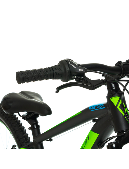 Bicicleta Copii Devron Alaska - 24 Inch, Negru-Verde