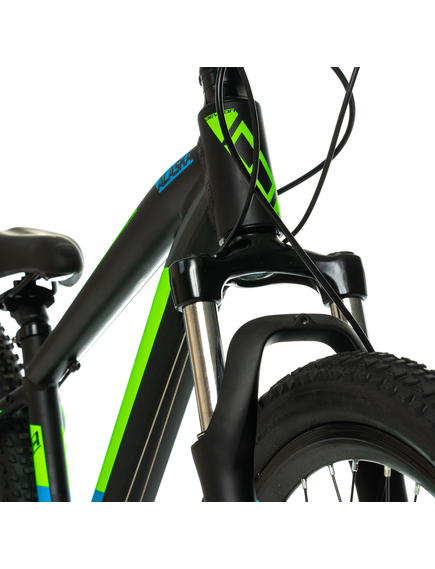 Bicicleta Copii Devron Alaska - 24 Inch, Negru-Verde