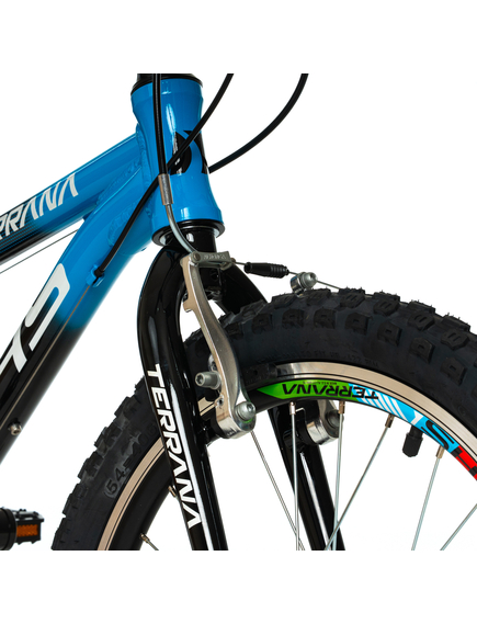 Bicicleta Copii Dhs Terrana 2023 - 20 Inch, Negru/Albastru