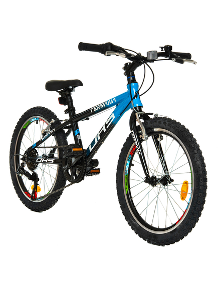 Bicicleta Copii Dhs Terrana 2023 - 20 Inch, Negru/Albastru