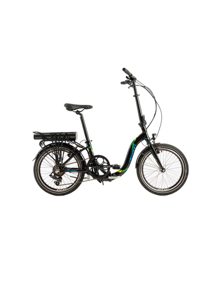 Bicicleta Electrica Pliabila Devron 20122 - 20 Inch, S, Negru