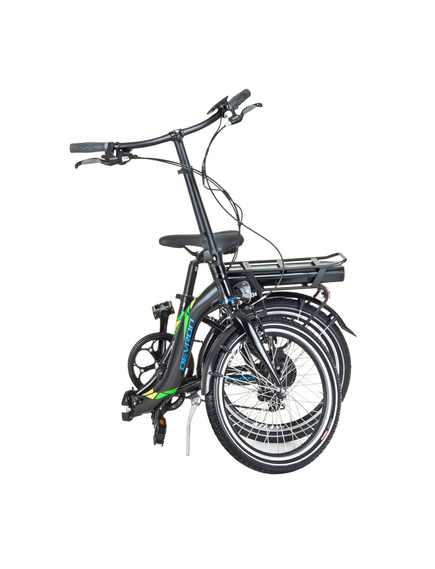 Bicicleta Electrica Pliabila Devron 20122 - 20 Inch, S, Negru