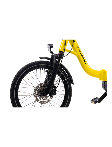 Bicicleta Electrica Pliabila Devron 20126 - 20 Inch, M, Galben