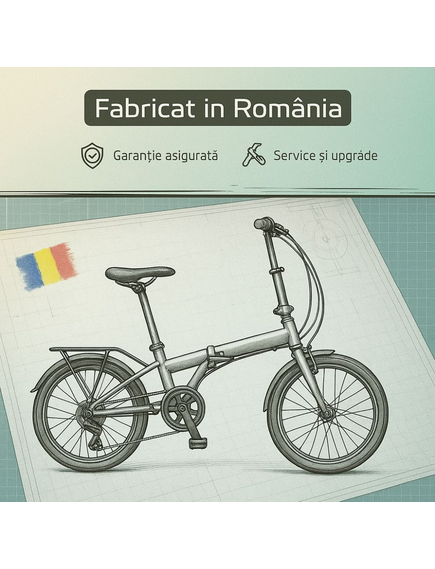 Bicicleta Electrica Pliabila Devron 20126 - 20 Inch, M, Negru