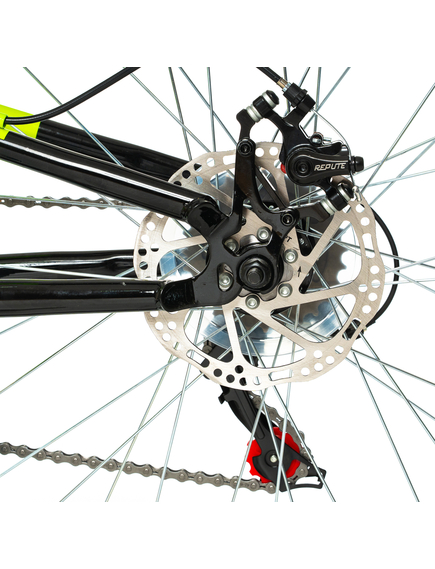 Bicicleta Full suspension DHS Flash - 26 Inch, Negru