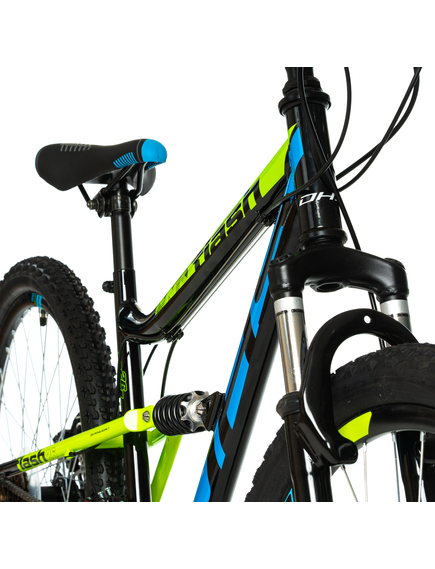 Bicicleta Full suspension DHS Flash - 26 Inch, Negru