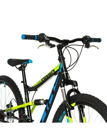 Bicicleta Full suspension DHS Flash - 26 Inch, Negru