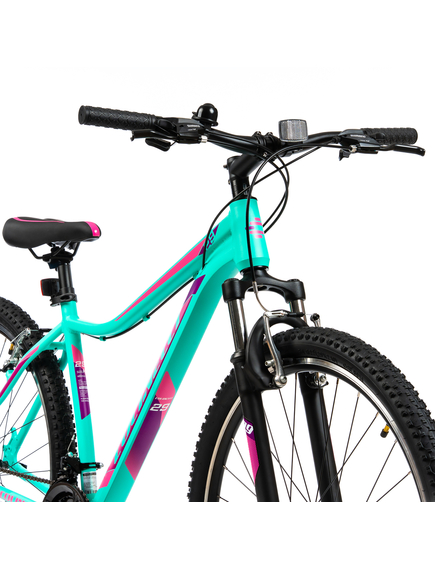 Bicicleta MTB Colinelli COL22, Marimea M, 29 inch, Turcoaz, Schimbator Shimano, 21 Viteze, Cadru Aluminiu, Frane V - Brake