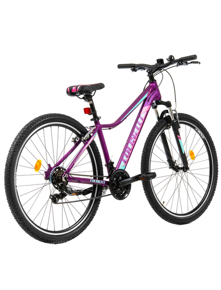 Bicicleta MTB Colinelli COL22, Marimea S, 29 inch, Violet, Schimbator Shimano, 21 Viteze, Cadru Aluminiu, Frane V - Brake