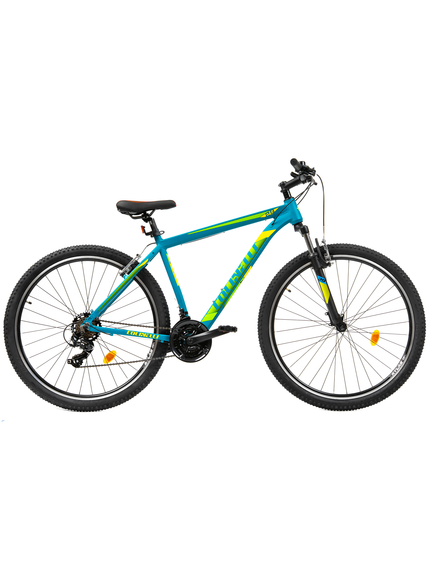 Bicicleta MTB Colinelli COL23, Marimea L, 29 inch, Verde, Schimbator Shimano ST-EF500, 21 Viteze, Cadru Aluminiu, Frane V - Brake
