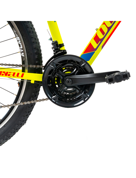 Bicicleta MTB Colinelli COL23, Marimea M, 27.5 inch, Galben, Schimbator Shimano ST-EF500, 21 Viteze, Cadru Aluminiu, Frane V - Brake