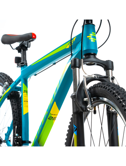 Bicicleta MTB Colinelli COL23, Marimea M, 29 inch, Verde, Schimbator Shimano ST-EF500, 21 Viteze, Cadru Aluminiu, Frane V - Brake