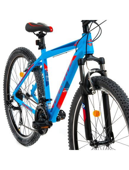 Bicicleta MTB Colinelli COL23, Marimea S, 27.5 inch, Albastru, Schimbator Shimano ST-EF500, 21 Viteze, Cadru Aluminiu, Frane V - Brake