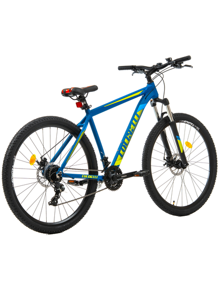 Bicicleta MTB Colinelli COL25, Marimea L, 29 inch, Albastru, Schimbator Shimano ST-EF500 EZ-FIRE PLUS, 24 Viteze, Cadru Aluminiu, Frane pe Disc