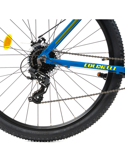 Bicicleta MTB Colinelli COL25, Marimea M, 29 inch, Albastru, Schimbator Shimano ST-EF500 EZ-FIRE PLUS, 24 Viteze, Cadru Aluminiu, Frane pe Disc Bicicleta MTB Colinelli COL25, Marimea M, 29 inch, Albastru, Schimbator Shimano ST-EF500 EZ-FIRE PLUS, 24 Viteze, Cadru Aluminiu, Frane pe Disc