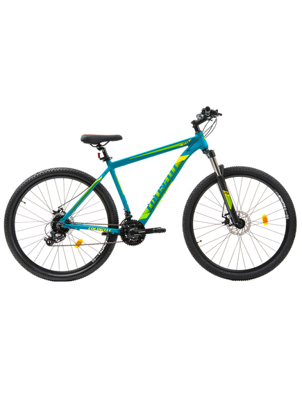 Bicicleta MTB Colinelli COL25, Marimea M, 29 inch, Verde, Schimbator Shimano ST-EF500 EZ-FIRE PLUS, 24 Viteze, Cadru Aluminiu, Frane pe Disc