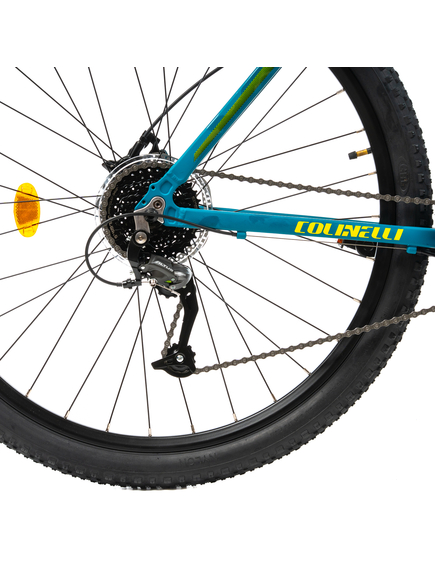 Bicicleta MTB Colinelli COL27, Marimea L, 29 inch, Verde, Schimbator Shimano Altus, 24 Viteze, Cadru Aluminiu, Frane pe Disc Bicicleta MTB Colinelli COL27, Marimea L, 29 inch, Verde, Schimbator Shimano Altus, 24 Viteze, Cadru Aluminiu, Frane pe Disc
