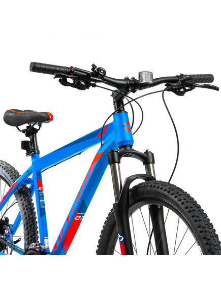 Bicicleta MTB Colinelli COL27, Marimea M, 27.5 inch, Albastru, Schimbator Shimano Altus, 24 Viteze, Cadru Aluminiu, Frane pe Disc