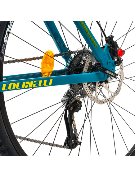 Bicicleta MTB Colinelli COL27, Marimea M, 29 inch, Verde, Schimbator Shimano Altus, 24 Viteze, Cadru Aluminiu, Frane pe Disc Bicicleta MTB Colinelli COL27, Marimea M, 29 inch, Verde, Schimbator Shimano Altus, 24 Viteze, Cadru Aluminiu, Frane pe Disc